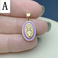 Classic Style Oval Copper Plating Jewelry Accessories sku image 1