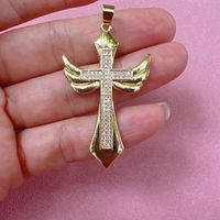 Simple Style Cross Copper Plating Jewelry Accessories sku image 2