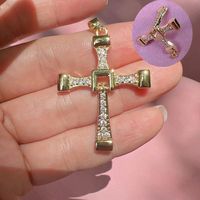 Simple Style Cross Copper Plating Jewelry Accessories sku image 1