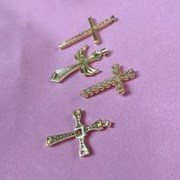 Simple Style Cross Copper Plating Jewelry Accessories main image 4