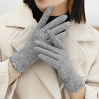 Frau Elegant Einfarbig Handschuhe 1 Paar sku image 8