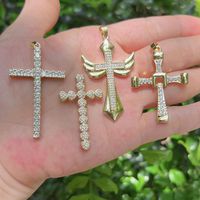 Simple Style Cross Copper Plating Jewelry Accessories main image 1