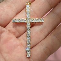 Simple Style Cross Copper Plating Jewelry Accessories main image 2