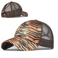 Women's Simple Style Leopard Curved Eaves Baseball Cap main image 2