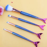 Simple Style Artificial Fiber Plastic Handgrip Makeup Brushes 1 Set main image 3