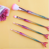 Simple Style Artificial Fiber Plastic Handgrip Makeup Brushes 1 Set sku image 1