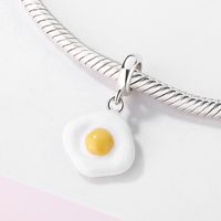 Original Design Apple French Fries Egg Sterling Silver Epoxy Jewelry Accessories main image 5