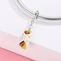 Original Design Apple French Fries Egg Sterling Silver Epoxy Jewelry Accessories main image 9