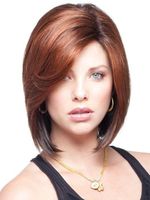 Women's Retro Casual Party High Temperature Wire Side Fringe Short Straight Hair Wigs main image 4