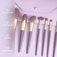 Simple Style Color Block Plastic Makeup Brushes None 1 Set main image 3