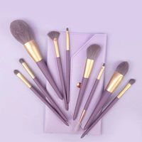 Simple Style Color Block Plastic Makeup Brushes None 1 Set main image 1