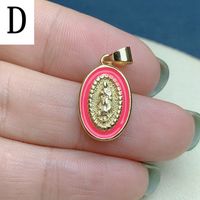 Simple Style Oval Copper Plating Gold Plated Jewelry Accessories sku image 4