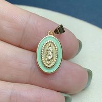 Simple Style Oval Copper Plating Gold Plated Jewelry Accessories main image 4