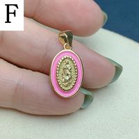 Simple Style Oval Copper Plating Gold Plated Jewelry Accessories sku image 6