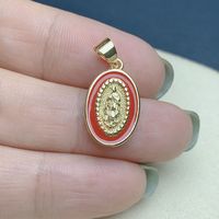 Simple Style Oval Copper Plating Gold Plated Jewelry Accessories main image 2