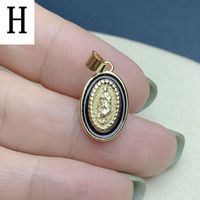 Simple Style Oval Copper Plating Gold Plated Jewelry Accessories sku image 7
