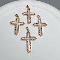 Simple Style Cross Shell Plating Jewelry Accessories main image 4