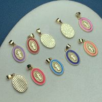 Simple Style Oval Copper Plating Jewelry Accessories main image 3