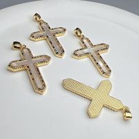Simple Style Cross Shell Plating Jewelry Accessories main image 3