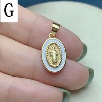 Simple Style Oval Copper Plating Jewelry Accessories sku image 7