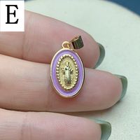 Simple Style Oval Copper Plating Jewelry Accessories sku image 5