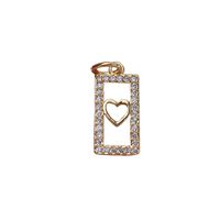 Simple Style Heart Shape Copper Plating Jewelry Accessories main image 5