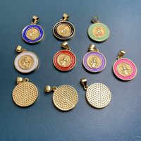 Simple Style Round Copper Jewelry Accessories main image 3