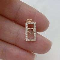 Simple Style Heart Shape Copper Plating Jewelry Accessories sku image 5