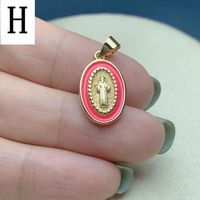 Simple Style Oval Copper Plating Jewelry Accessories sku image 8