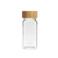أسلوب بسيط شفاف زجاج زجاجة توابل 1 قطعة sku image 1
