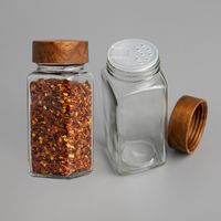 Simple Style Transparent Glass Seasoning Bottle 1 Piece main image 2