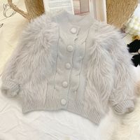 Cute Solid Color Polyacrylonitrile Fiber Hoodies & Sweaters sku image 15