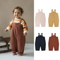 Cute Sports Solid Color Cotton Polyester Jumpsuits main image 3