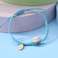 Simple Style Cat Polyester Unisex Drawstring Bracelets sku image 7