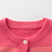 Cute Pastoral Stripe Cotton Hoodies & Sweaters main image 5