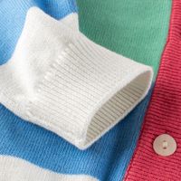 Cute Pastoral Stripe Cotton Hoodies & Sweaters main image 2