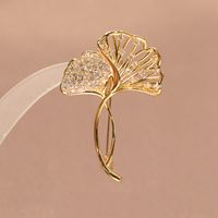 Lady Flower Copper Inlay Zircon Unisex Brooches main image 5