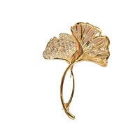 Lady Flower Copper Inlay Zircon Unisex Brooches main image 4