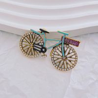 Simple Style Bicycle Alloy Plating Unisex Brooches main image 2