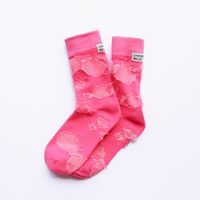 Women's Simple Style Polka Dots Cotton Crew Socks A Pair sku image 1