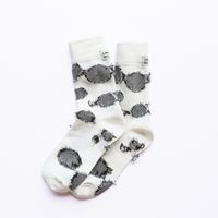 Women's Simple Style Polka Dots Cotton Crew Socks A Pair sku image 4