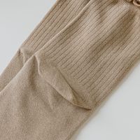 Femmes Style Japonais Pastorale Couleur Unie Coton Crew Socks Une Paire main image 5