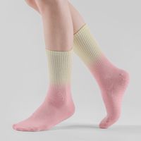 Women's Simple Style Color Block Cotton Crew Socks A Pair main image 1