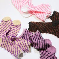 Women's Retro Color Block Cotton Spandex Jacquard Crew Socks A Pair main image 4