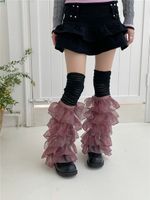 Women's Sweet Solid Color Spandex Over The Knee Socks A Pair sku image 7
