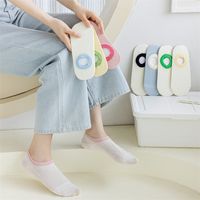 Women's Sweet Solid Color Cotton Ankle Socks A Pair main image 5