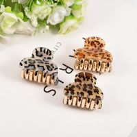 Women's Streetwear Leopard Arylic Carving Hair Claws main image 1
