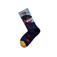 Women's Casual Graffiti Cotton Crew Socks A Pair main image 5