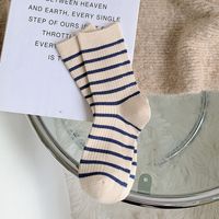 Women's Streetwear Stripe Polyester Polyacrylonitrile Fiber Crew Socks A Pair sku image 2
