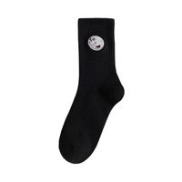 Women's Casual Solid Color Cotton Crew Socks A Pair sku image 2